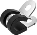 1/4" Rubber-Lined 304 Stainless Steel P-Clamp 100/bag