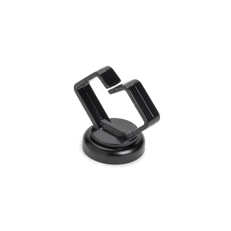 Magnetic Clip, Medium, 3/4", Neodymium Magnet/POM/ST, 10lb Pull Force, Black, 100/bg