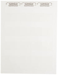 HellermannTyton TAG65L-105 Laser Tag Label, Self-Laminating, .81