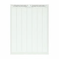 HellermannTyton TAG15L-789 Laser Tag Label, 1.0" x .50", 133 Per Sheet, PET, White 5000/pkg