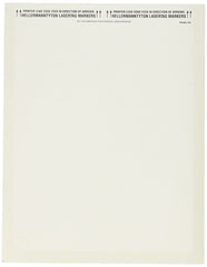 HellermannTyton TAG68L-789 Laser Tag Label, 3.8