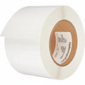 HellermannTyton TAG15T3-822 Thermal Transfer Labels, 1.0" x .5", 3 Across, Polyester, White, 10,000/roll