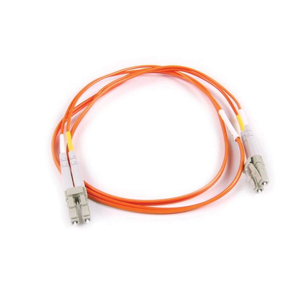 HellermannTyton VFA6LCLCOM2 FT LC - LC Duplex OM2 Fiber Assembly, 6M, Orange, 1/pkg