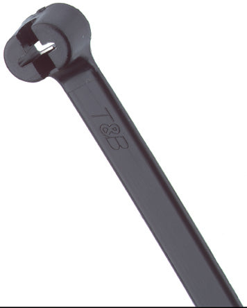 Thomas & Betts TYC527MX 14" 85lb Ultraviolet Resistant Black Cable Ties 50/Bag