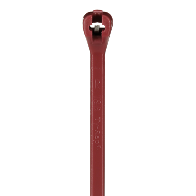 Thomas & Betts TYV23M 4" 18lb Maroon Low-Smoke Plenum Fluoropolymer Cable Ties / Zip Ties 1000/Bag