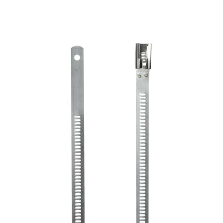 Thomas & Betts TYS12-280 12" Multi-Lok Self-Locking Stainless Steel Cable Tie 100/Bag
