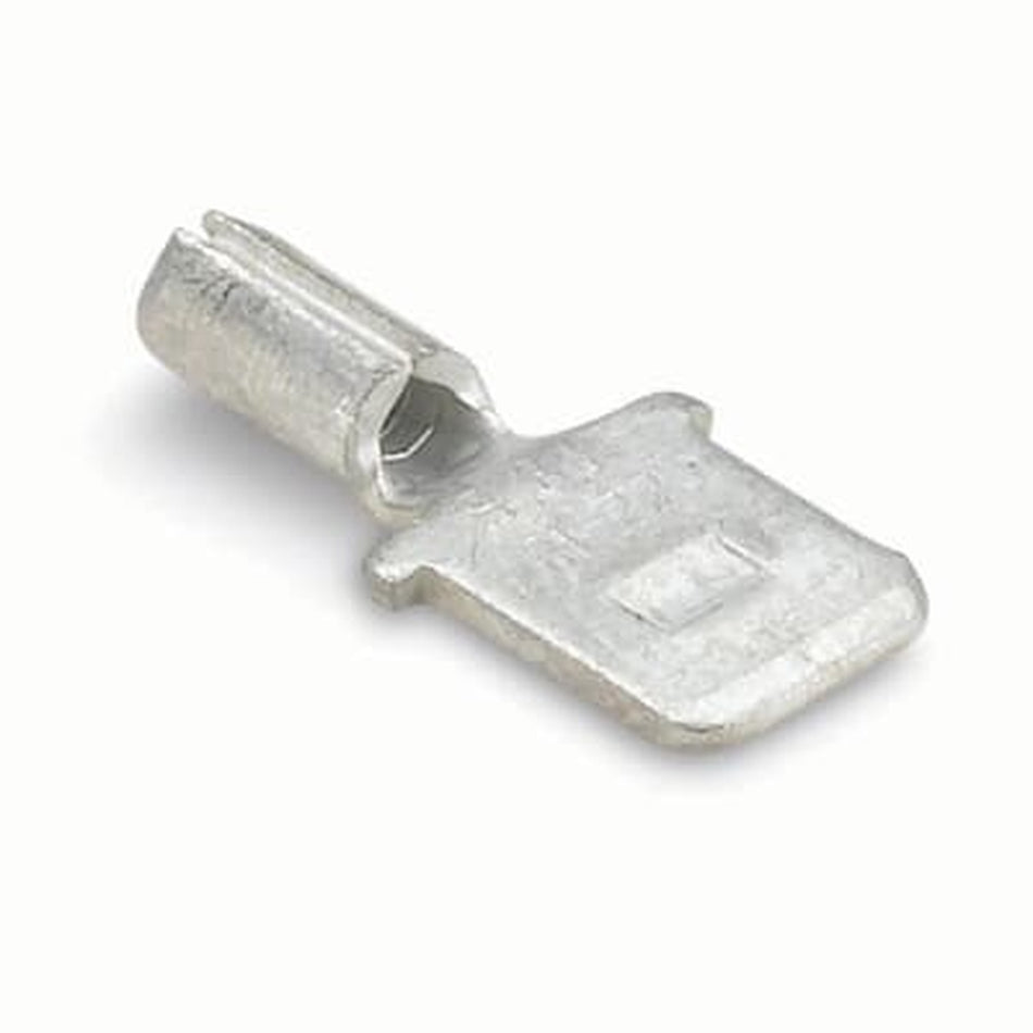 Sta-Kon Non-Insulated Male Tab Disconnect, 22-18 AWG, 0.250 in Tab, Metallic, 1000 Pack