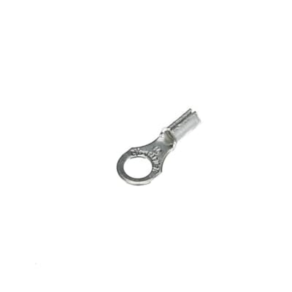 Sta-Kon Non-Insulated Ring Terminal, 18-14 AWG, #10 Stud, Metallic, 1000 Pack