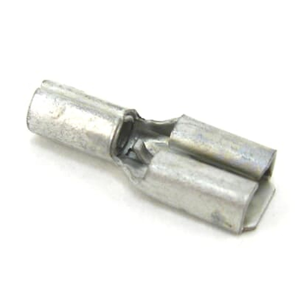 Sta-Kon Non-Insulated Disconnect Terminal, 16-14 AWG, 0.187 in Tab, Metallic, 1000 Pack