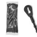 14" 75lb UV Black Beaded Cable Ties 250/bag Part # Bead-14-75-0H