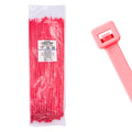 14" 50lb Fluorescent Pink Cable Ties 100/bag Part # C14-50-Flo Pink