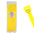 14" 50lb Fluorescent Yellow Cable Ties 100/bag Part # C14-50-Flo Yellow