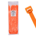 14" 50lb Orange Cable Ties 100/bag Part # C14-50-Orange