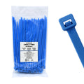 8" 50lb Blue Cable Ties 100/bag Part # C8-50-Blue