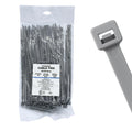 8" 50lb Grey Cable Ties 100/bag Part # C8-50-Grey