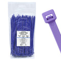 8" 50lb Purple Cable Ties 100/bag Part # C8-50-Purple