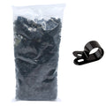 1/8" Black Light Duty Cable Clamp 3/8" wide, 1000/bag, CC3-1/8-0M