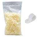 1/8" Natural Light Duty Cable Clamp 3/8" wide, 1000/bag, CC3-1/8-9M