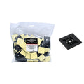 1.50" UV Black Adhesive Cable Tie Mounts 100/bag Part #CM150-0C