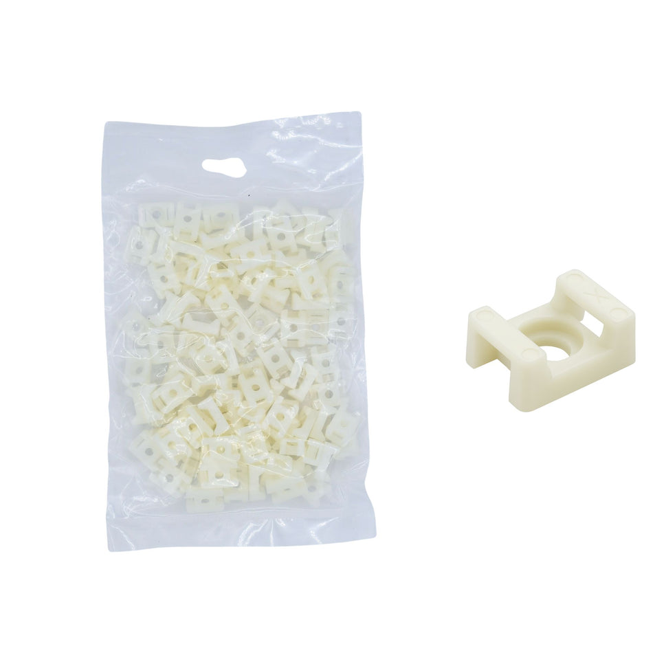 Saddle Support Mounting Base Natural #6 Screw 100/bag Part #CTM6-9C