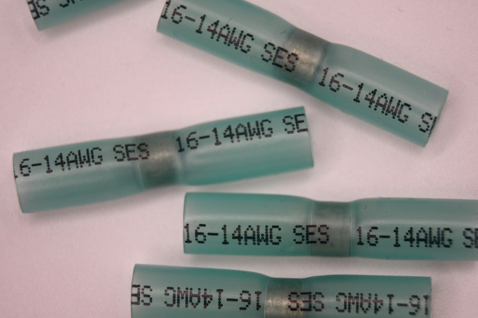 16-14 AWG Crimp, Solder and Seal Butt Connector
