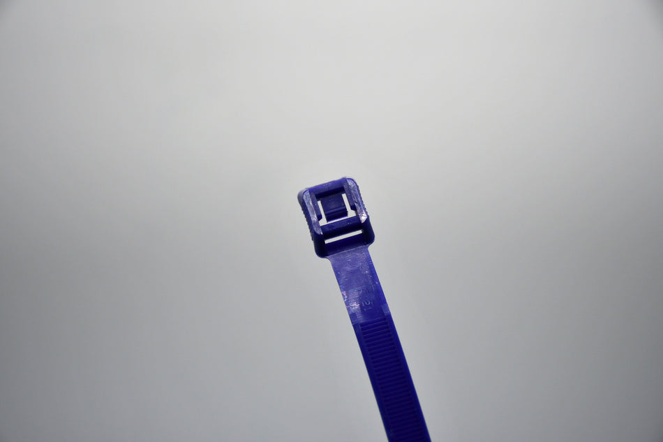 14" 120lb Purple Low Profile/In-Line Cable Ties / Zip Ties 100/bag Part #LP14-120-7C