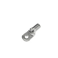 Sta-Kon Non-Insulated Ring Terminal, 2 AWG, #1 Stud, Metallic, 100 Pack