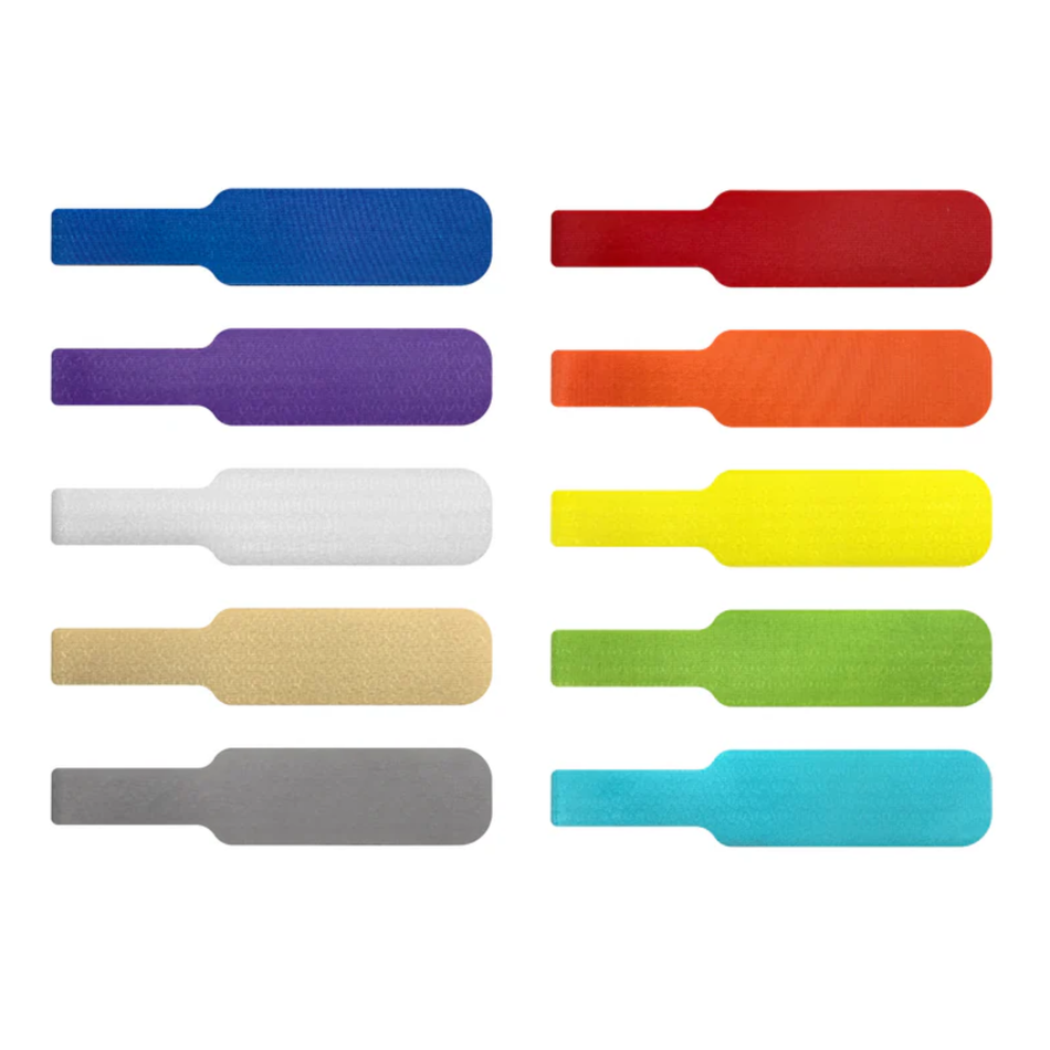 Grizzly Supply Assorted Color Large Cable Label 8/pk