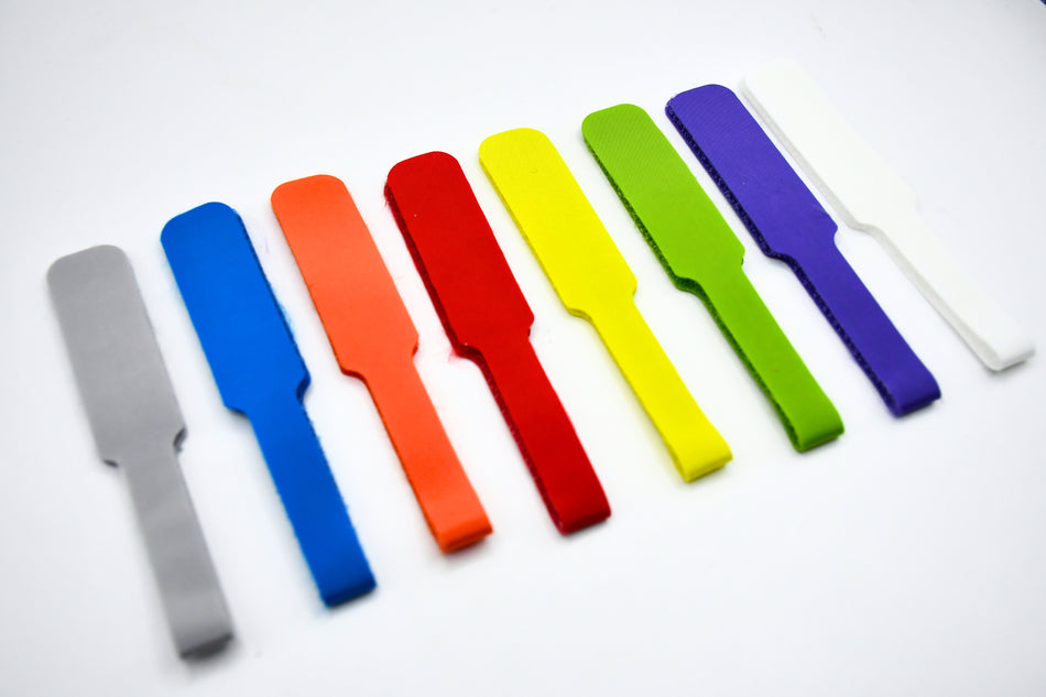 Grizzly Supply Assorted Color Large Cable Label 8/pk