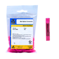 22-16 AWG Red Nylon Insulated Butted Seam Straight Butt Connectors 100/bag
