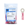 22-16 AWG Heat Shrink - Crimp & Seal Ring Terminal 100/Bag