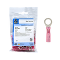 22-16 AWG Red Heat Shrink Insulated Ring Terminal 100/bag