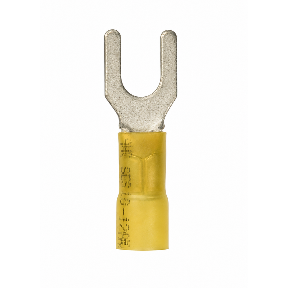 12-10 AWG Heat Shrink 1/4 Spade Terminal 100/Bag