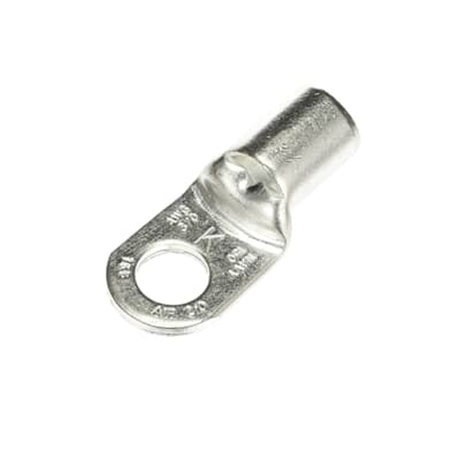 Sta-Kon Non-Insulated Ring Terminal, 2/0AN-3/0 AWG, #1 Stud, Metallic, 50 Pack