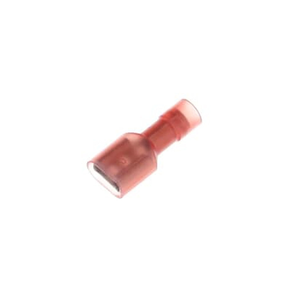Sta-Kon Nylon Insulated Disconnect Terminal, 22-16 AWG, 0.250 in Tab, Red, 1000 Pack