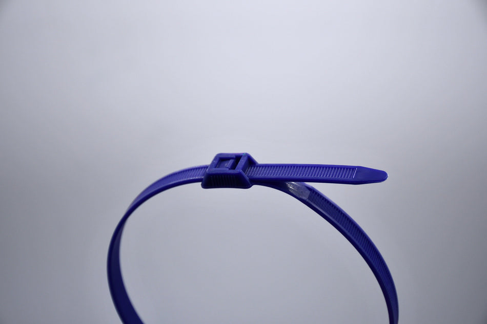 14" 120lb Purple Low Profile/In-Line Cable Ties / Zip Ties 100/bag Part #LP14-120-7C