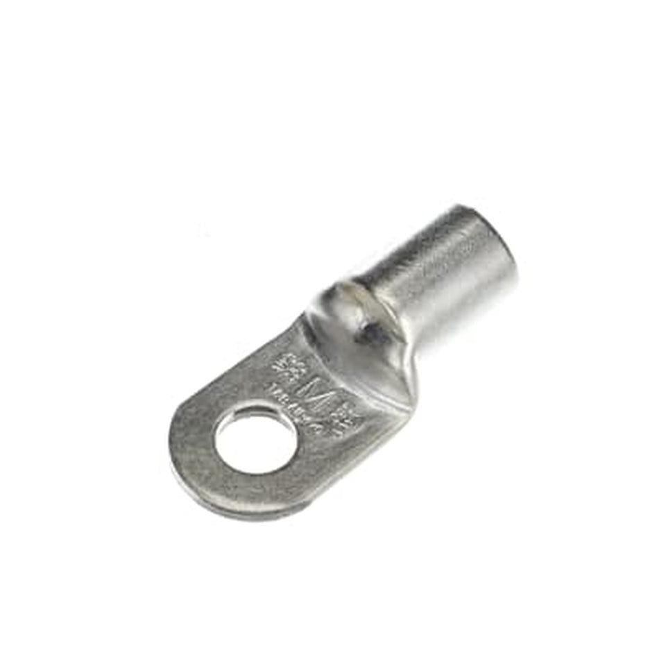 Sta-Kon Non-Insulated Ring Terminal, 4/0AN-250 kcmil AWG, #1 Stud, Metallic, 50 Pack