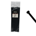 11" UV Black 50lbs Metal Tooth Cable Ties / Zip Ties 100/bags Part #MT11-50-0C