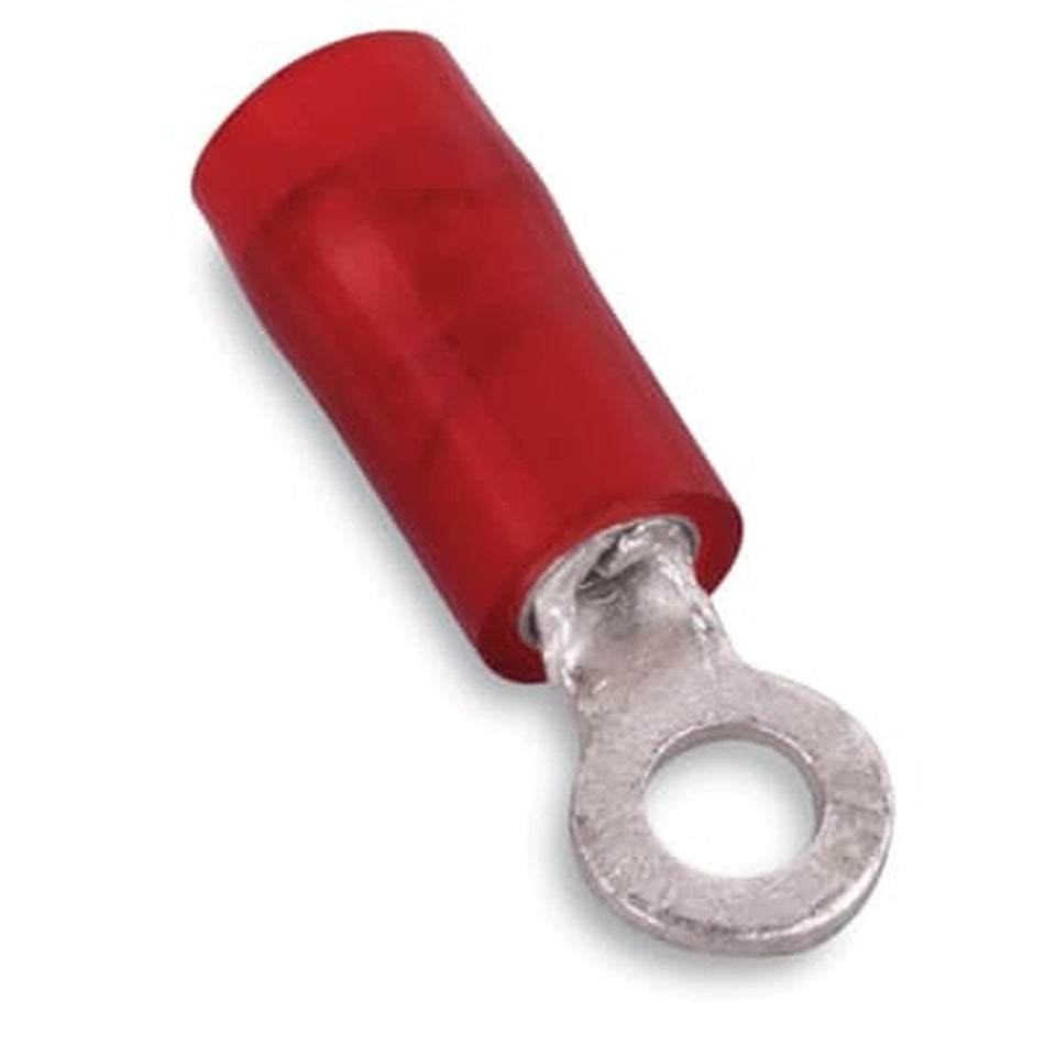 Sta-Kon Nylon Insulated Ring Terminal, 22-16 AWG, #10 Stud, Red, 1000 Pack
