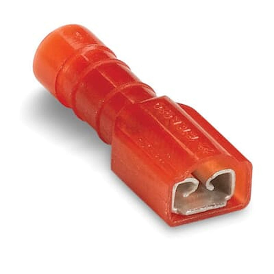 Sta-Kon Nylon Insulated Disconnect Terminal, 22-18 AWG, 0.187 in Tab, Red, 1000 Pack