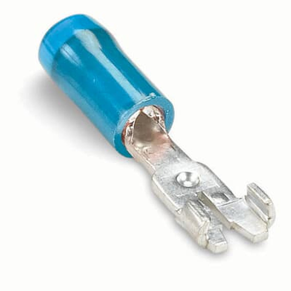 Sta-Kon Nylon Insulated Disconnect Terminal, 16-14 AWG, Blue, 50 Pack
