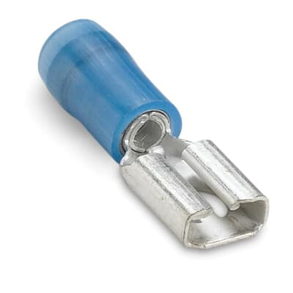Sta-Kon Nylon Insulated Disconnect Terminal, 16-14 AWG, 0.250 in Tab, Blue, 1000 Pack