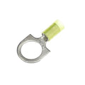 Sta-Kon Nylon Insulated Ring Terminal, 12-10 AWG, 1/2 in Stud, Yellow, 50 Pack