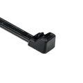 HellermannTyton T40R0M4 Standard Cable Tie, 8.3" Long, UL Rated, 40lb Tensile Strength, PA66, Black, 1000/pkg