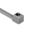 HellermannTyton 116-01818 Standard Cable Tie, 4" Long, UL Rated, 18lb Tensile Strength, PA66, Gray, 100/pkg