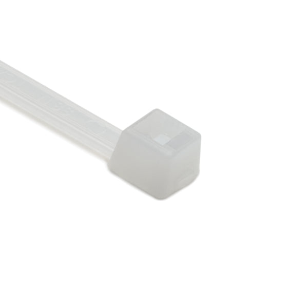 HellermannTyton T40I9C2 Standard Cable Tie, 11.6" Long, UL Rated, 40lb Tensile Strength, PA66, Natural, 100/pkg