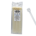 11" 50LB Natural Twist To Break Cable Tie 100/Bag