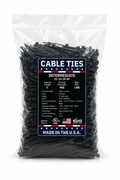 5" 40Lbs UV Black Made in USA Cable Tie 1000/Bag Part#US-I55-40-0M