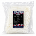 7" 50Lbs Natural Made in USA Cable Tie 1000/Bag Part#US-S7.5-50-9M