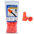 Standard Orange Screw-On Wire Connectors 22-14 AWG 100/Bag #WCS-Orange-C